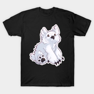 Snowy Owlbear Cub - Sitting T-Shirt